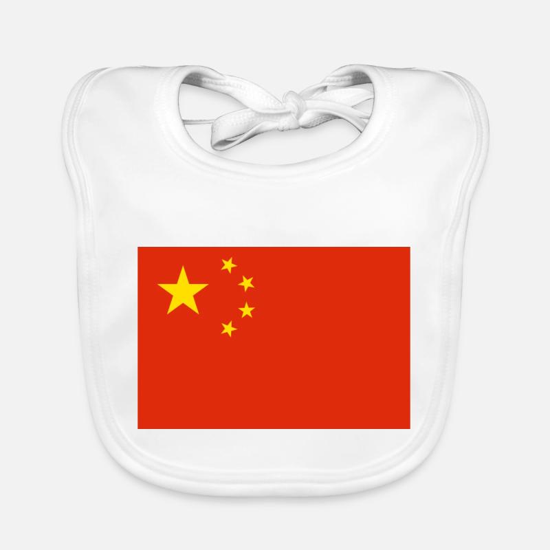China flag Baby Bio-Lätzchen