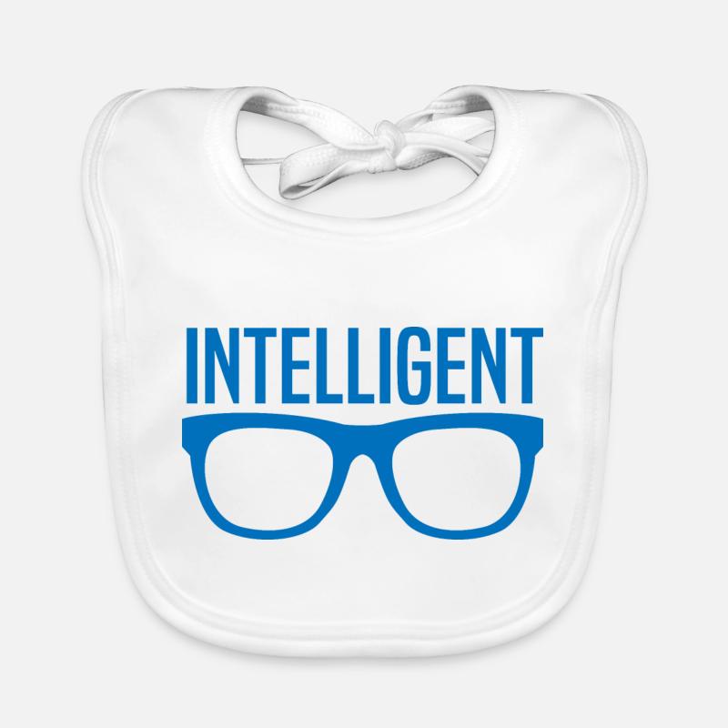 Intelligenter Junge oder Mädchen Baby Bio-Lätzchen