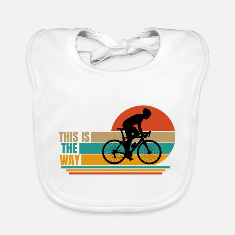 cyclisme. c’est ainsi Bavoir bio Bébé