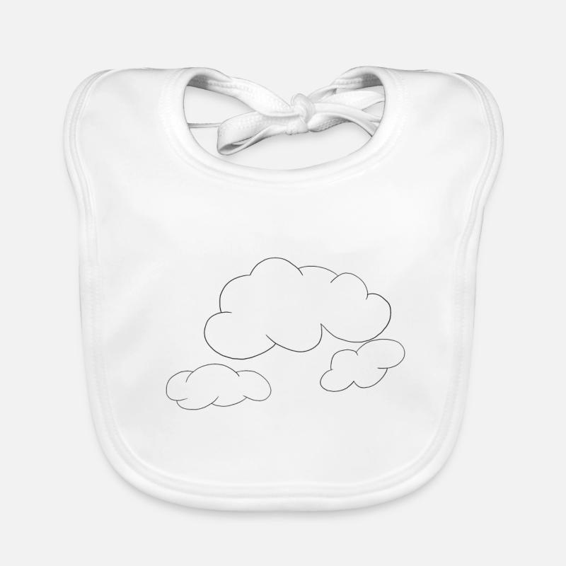 Clouds Organic Baby Bibs
