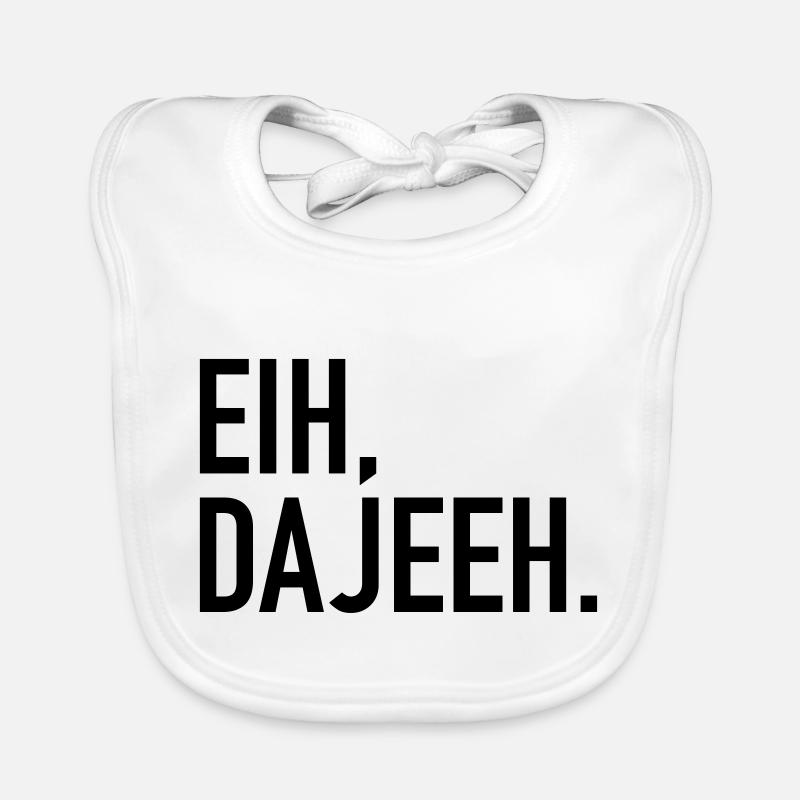 Trèves Eih Dajeeh Spruch Moselle Trèves Platt Drôle Bavoir bio Bébé