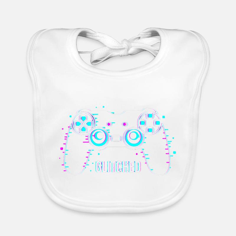 Gaming Controller Organic Baby Bibs