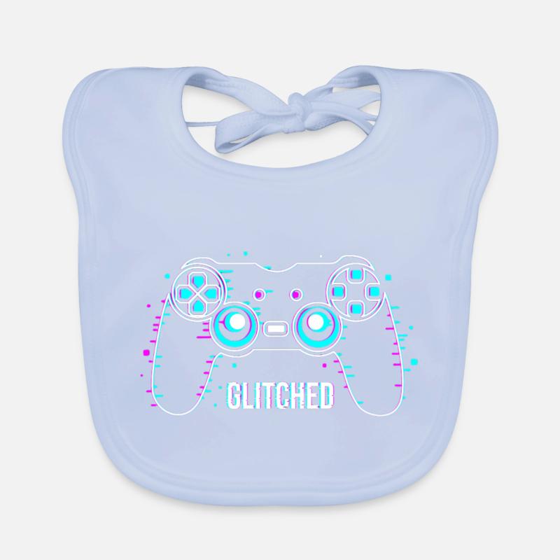 Gaming Controller Organic Baby Bibs
