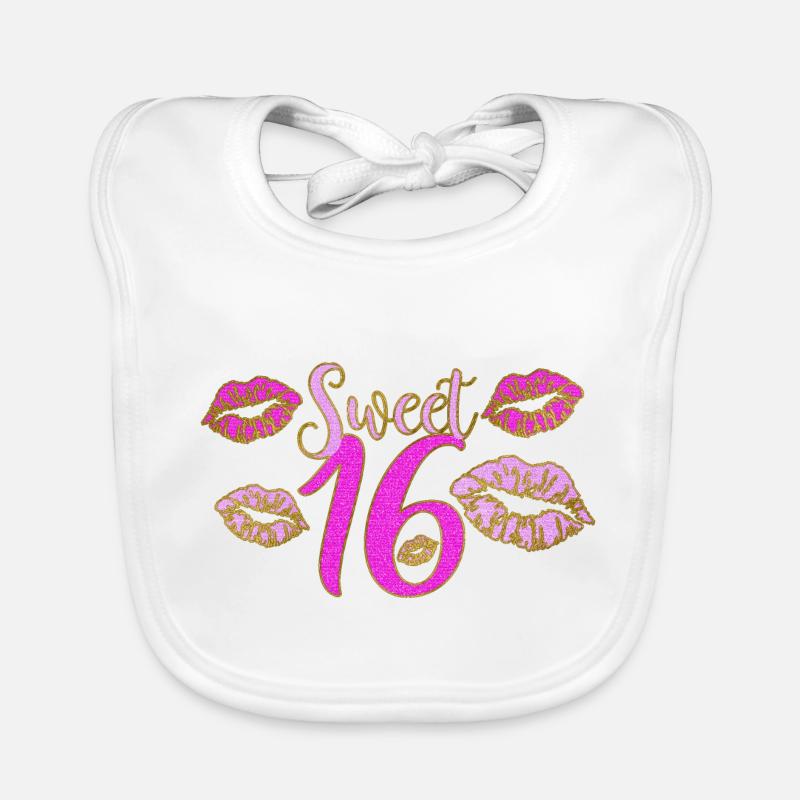 Super-Mädchen Baby Bio-Lätzchen