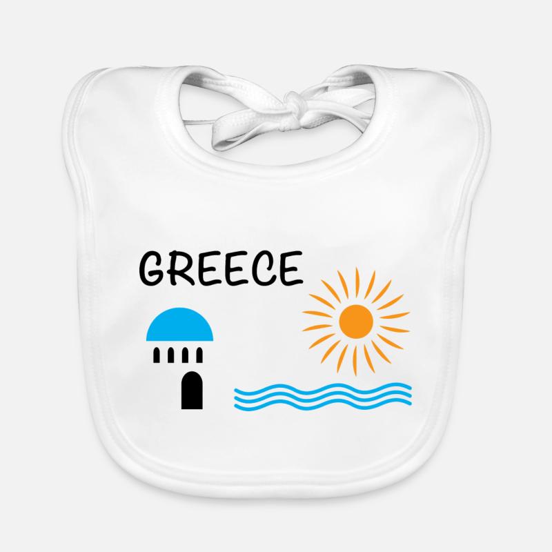 Greece Organic Baby Bibs