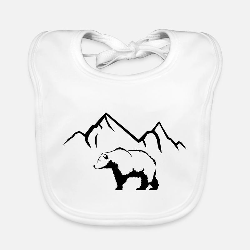 Monts Bear Bavoir bio Bébé