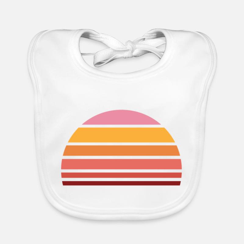 Soleil rétro Bavoir bio Bébé