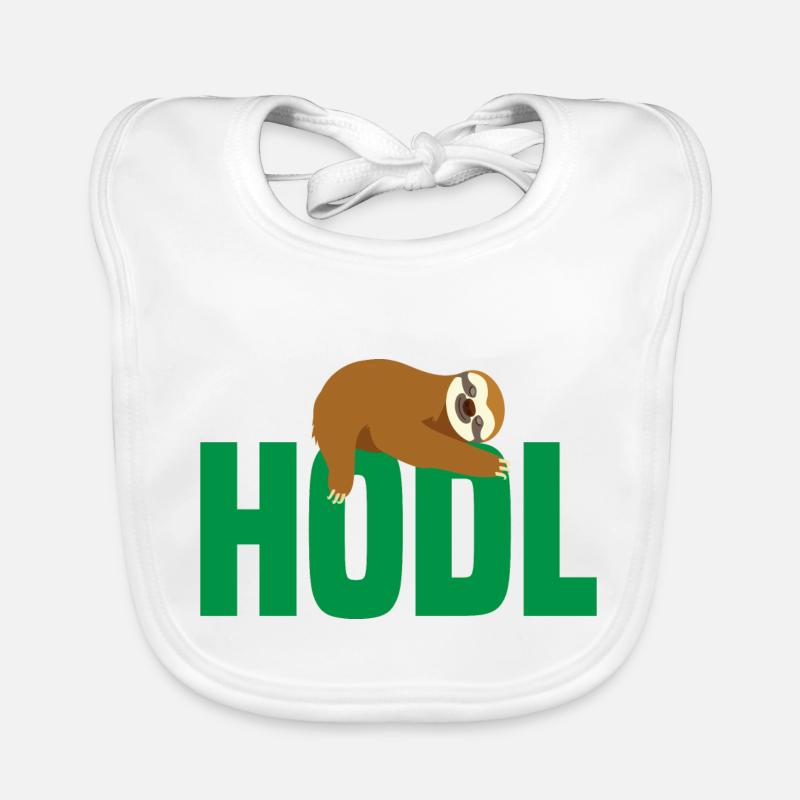 Fautier avec Bitcoin, Hodl Bavoir bio Bébé