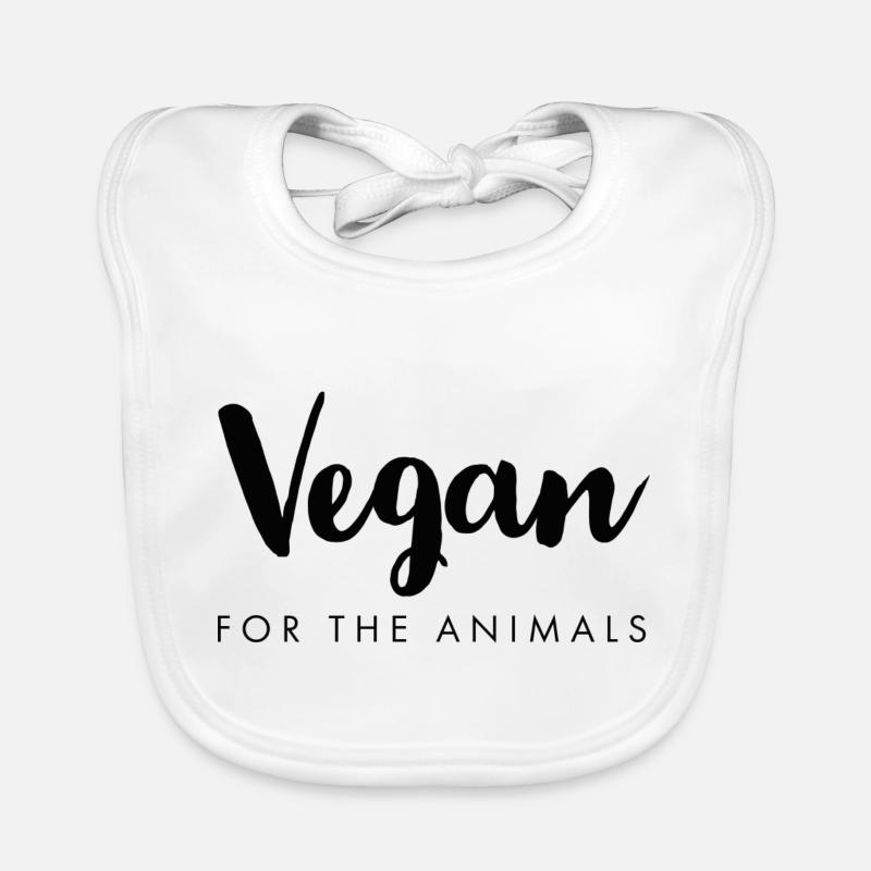 Végétalien pour les animaux Bavoir bio Bébé