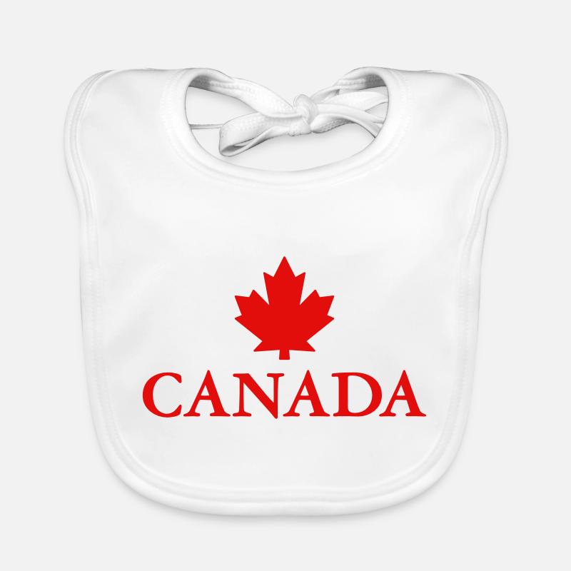 Canada Maple Vancouver Montréal Toronto Maple Leaf Bavoir bio Bébé