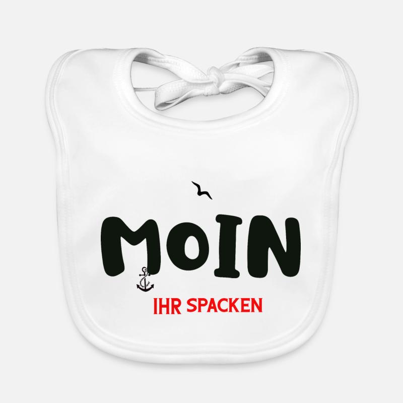 Moin Ihr Spacken Baby Bio-Lätzchen