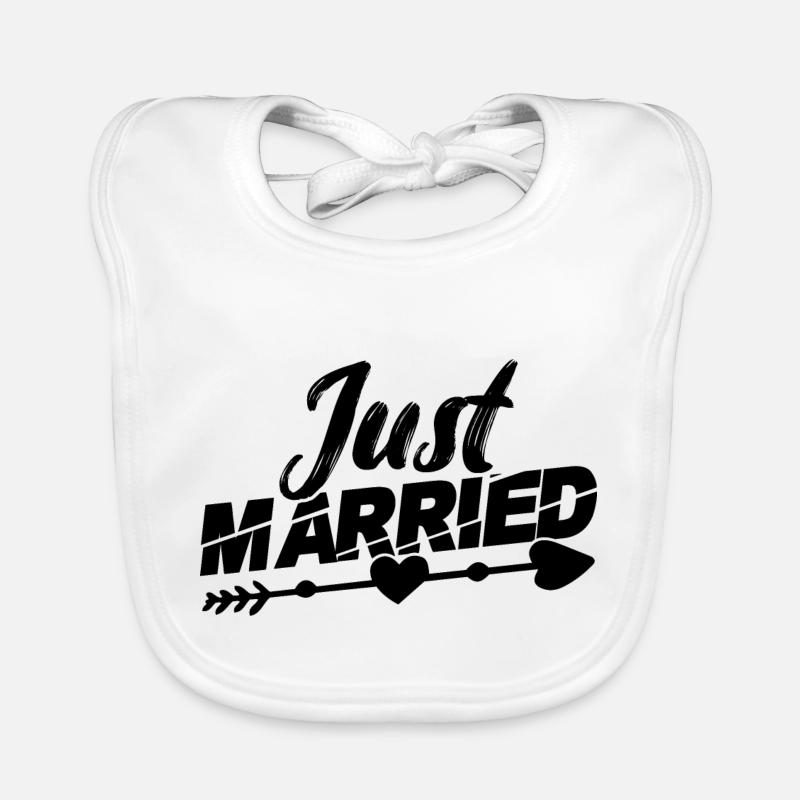 vient de se marier Bavoir bio Bébé
