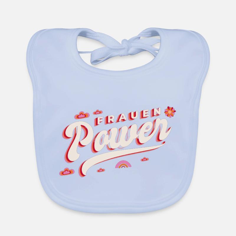 Frauenpower Baby Bio-Lätzchen