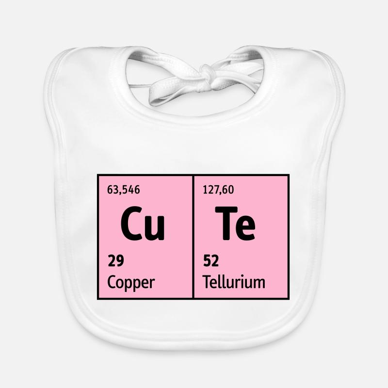 Periodic Table of the Elements CuTe cute cute nice Organic Baby Bibs