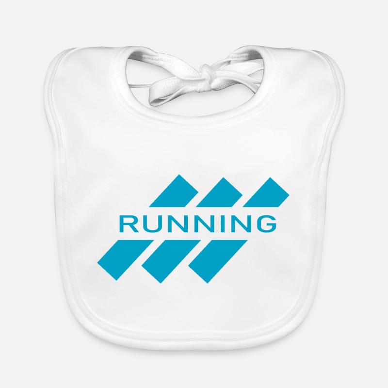 Marathon Running Run jogging Baby Bio-Lätzchen