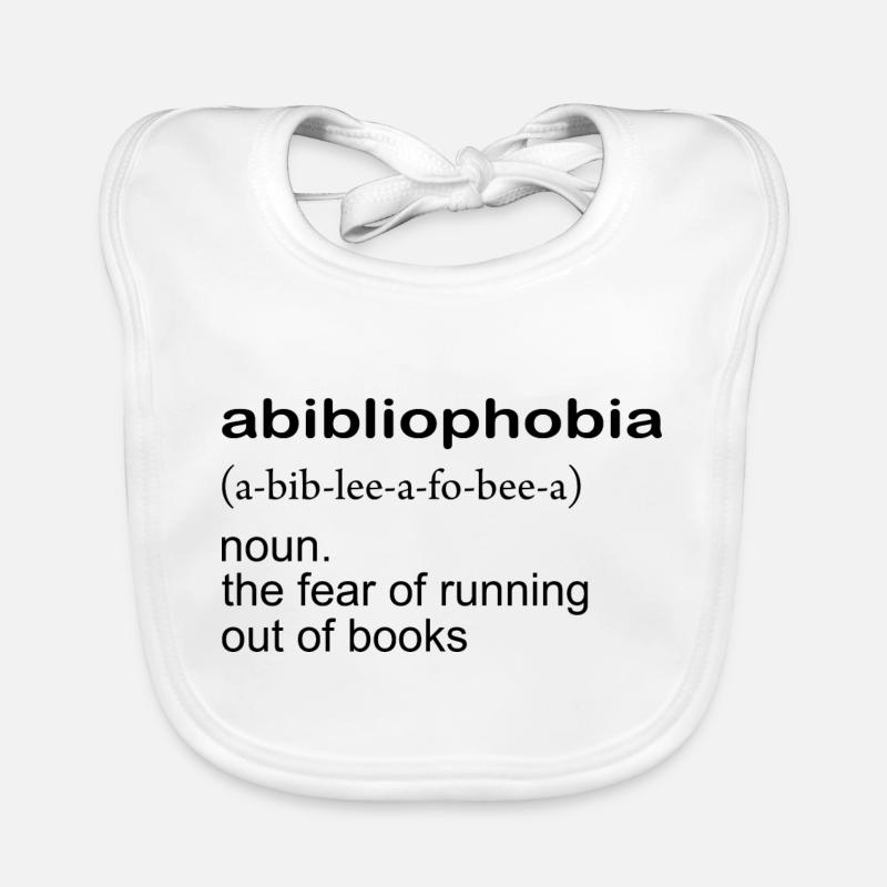 Abibliophobie Definition Baby Bio-Lätzchen