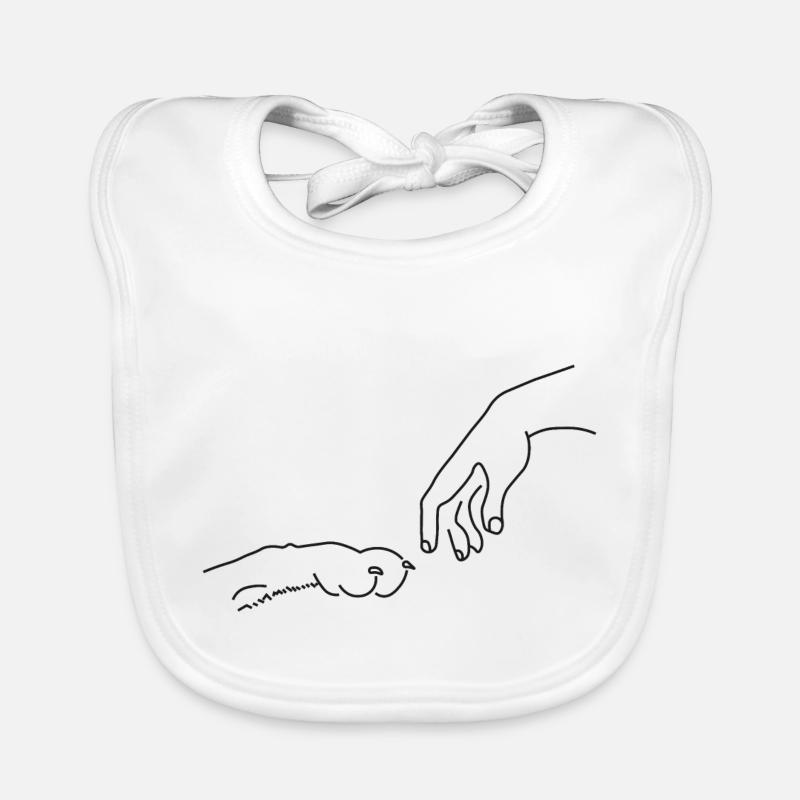 Patte de chien Bavoir bio Bébé