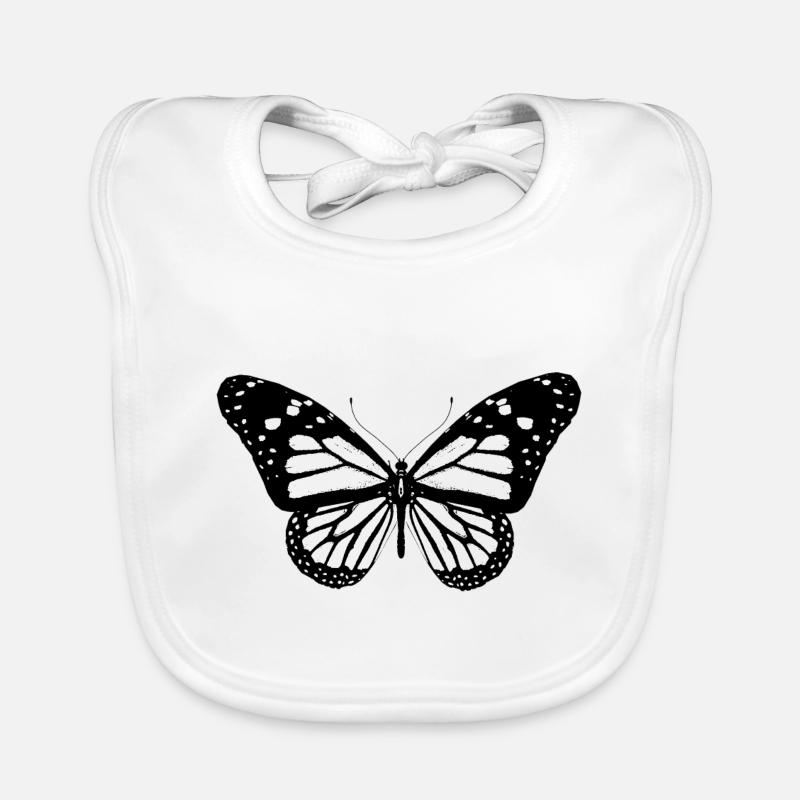 Papillon, papillon, idée cadeau Bavoir bio Bébé