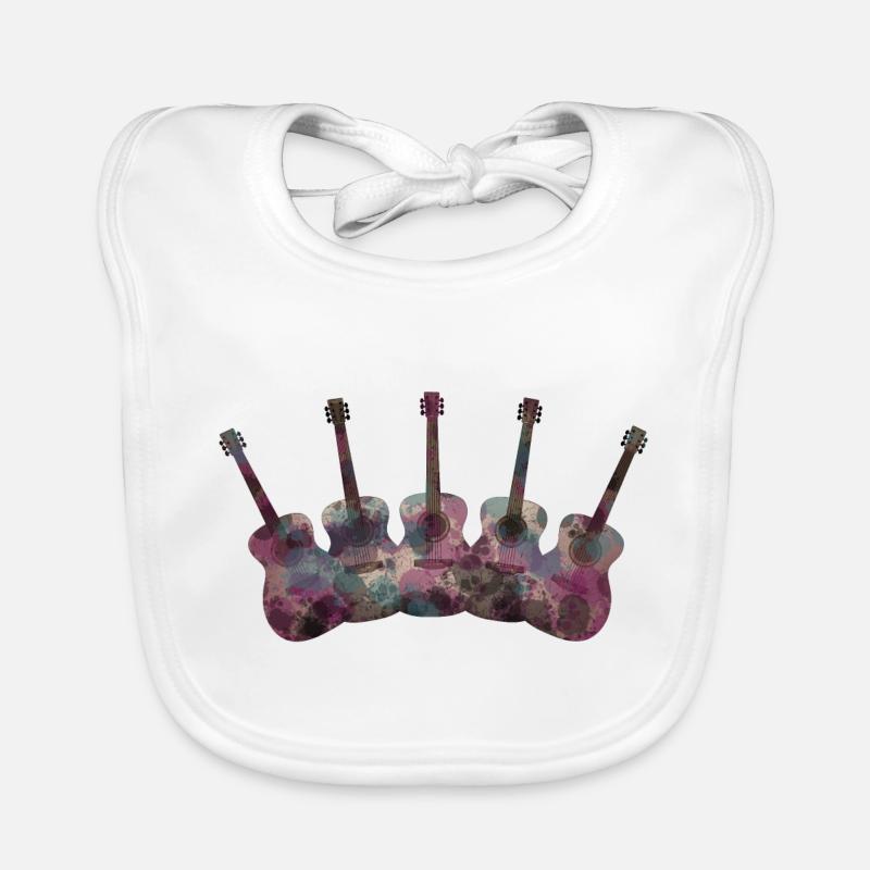 Gitarren Baby Bio-Lätzchen