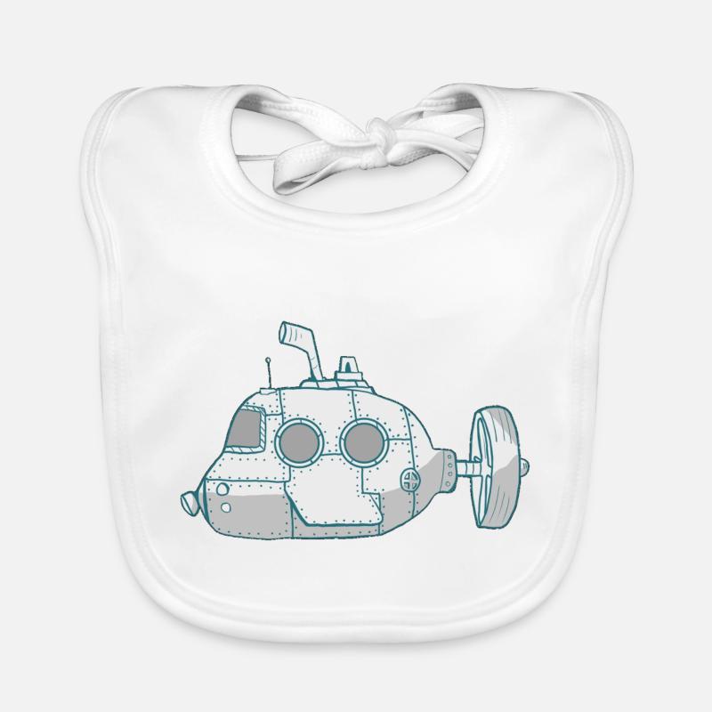 Süßes U-Boot! Baby Bio-Lätzchen