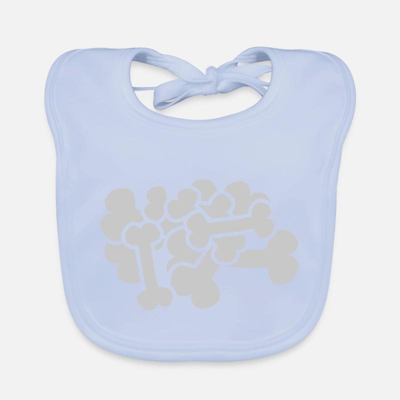 Conception de grandes grappes osseuses Bavoir bio Bébé