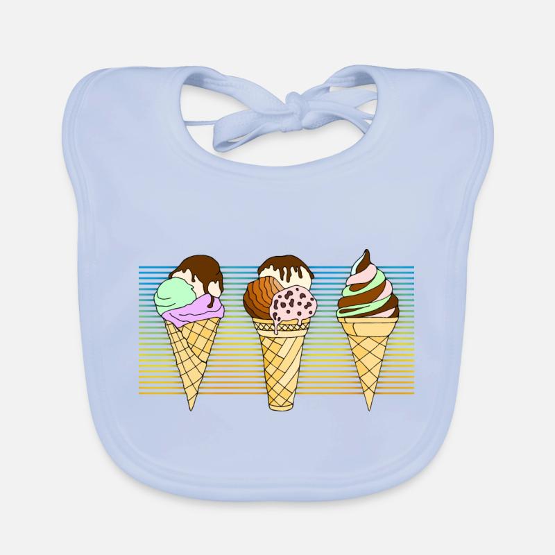 Eis Baby Bio-Lätzchen