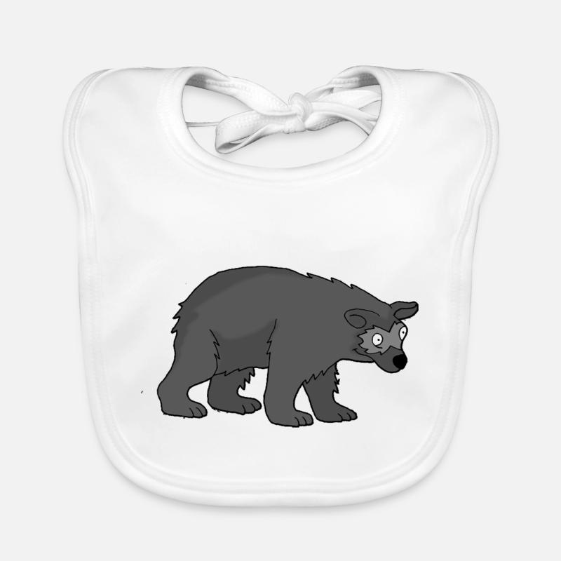 Ours 1 Bavoir bio Bébé