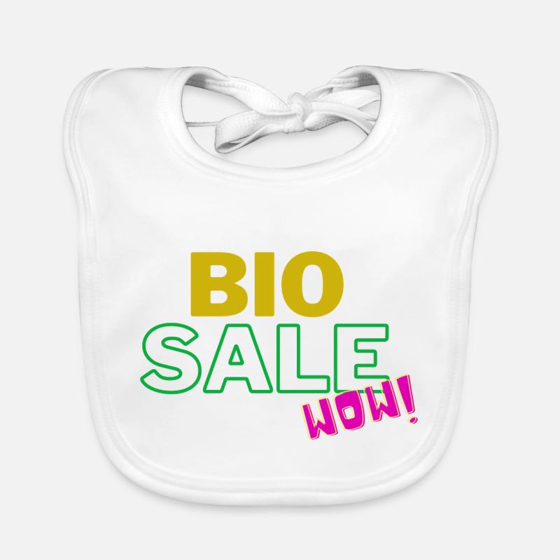 vente bio wow, dictons, cadeau Bavoir bio Bébé