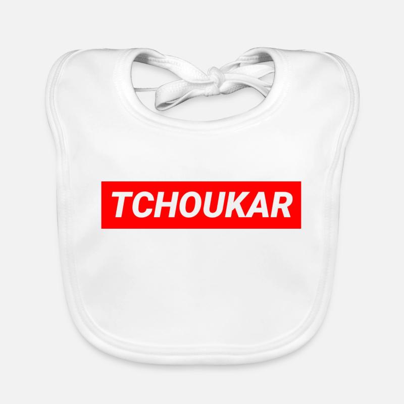 Tchoukar Grenoble Homme - Bavoir bio Bébé - blanc