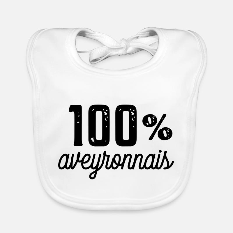 100 % aveyronnais Bavoir bio Bébé