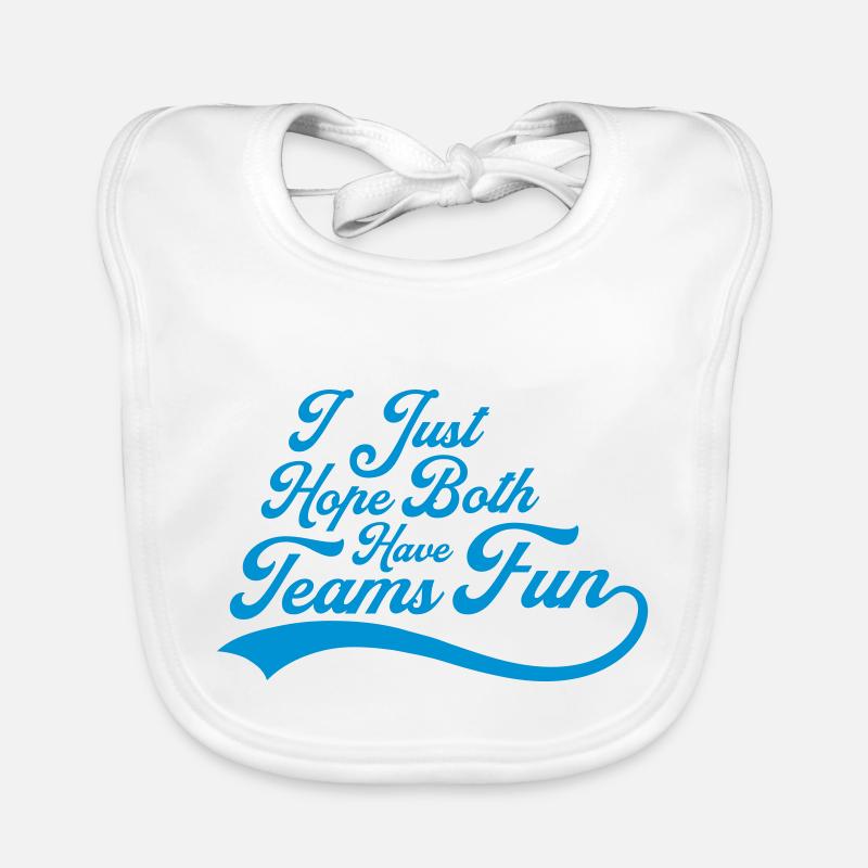 Both Teams Have Fun Organic Baby Bibs