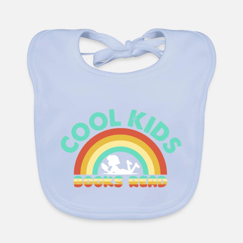 Coole Kinder lesen Buch Reader Funny Bookworm Baby Bio-Lätzchen