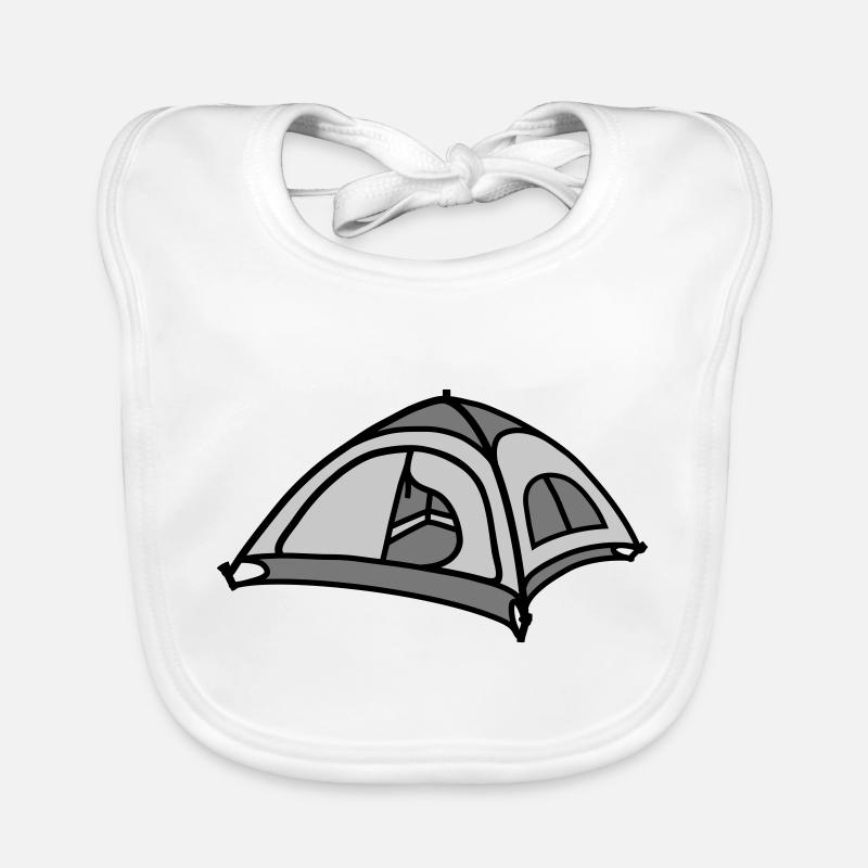 Cool Camping Zelt Design Baby Bio-Lätzchen