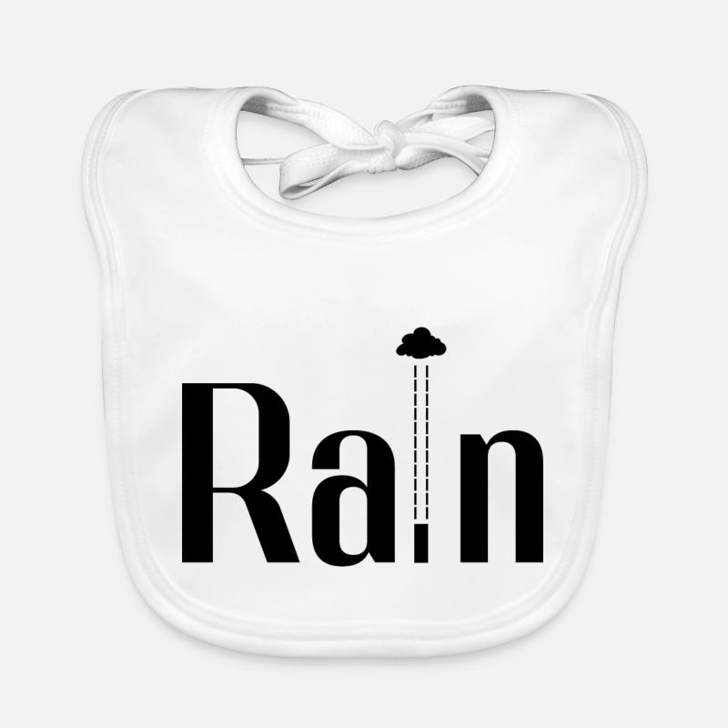 rain rain original design Organic Baby Bibs