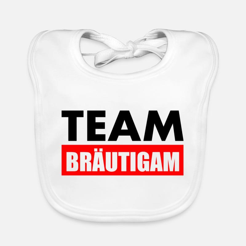 Team bräutigam Baby Bio-Lätzchen