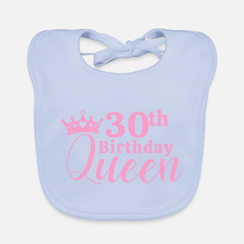 30. Geburtstag Baby Bio-Lätzchen
