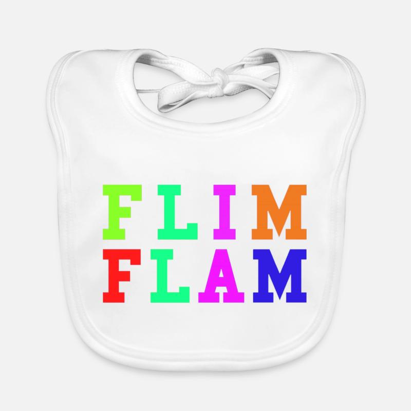 Flim Flam Mixed Colors Organic Baby Bibs