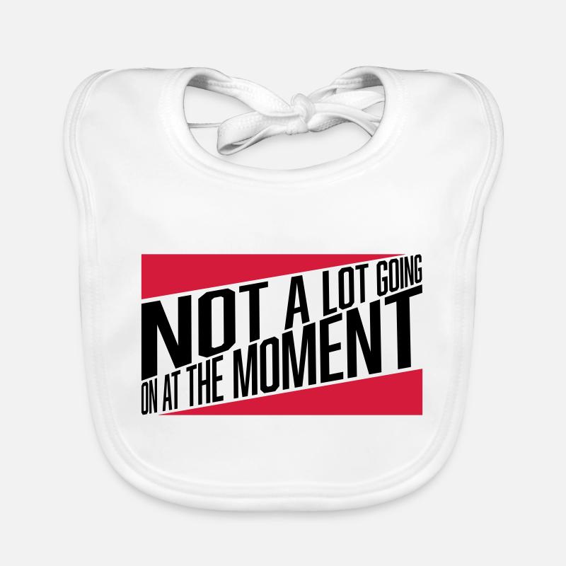 Not much going on Organic Baby Bibs