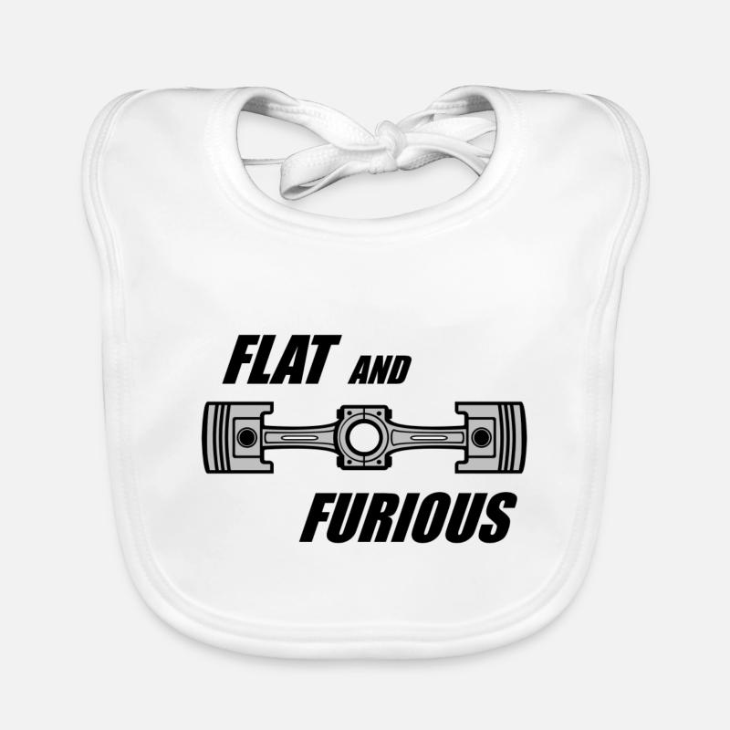 Flat and Furious Bavoir bio Bébé
