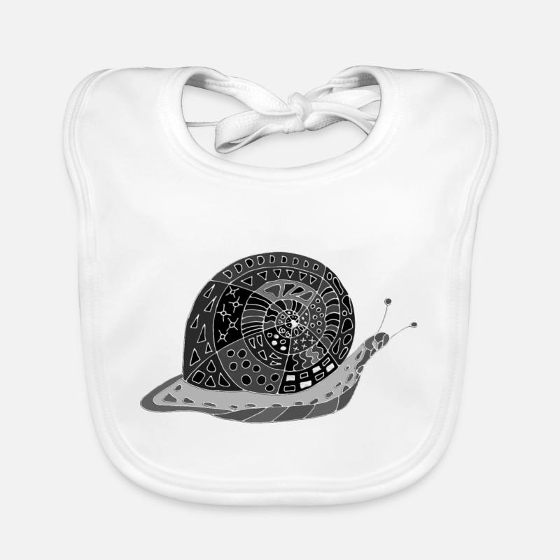 Schnecke Baby Bio-Lätzchen