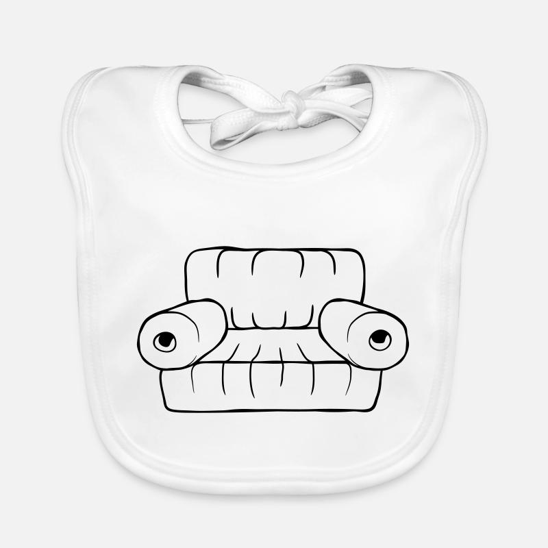 Couch Sofa Wohnzimmer Möbel Baby Bio-Lätzchen