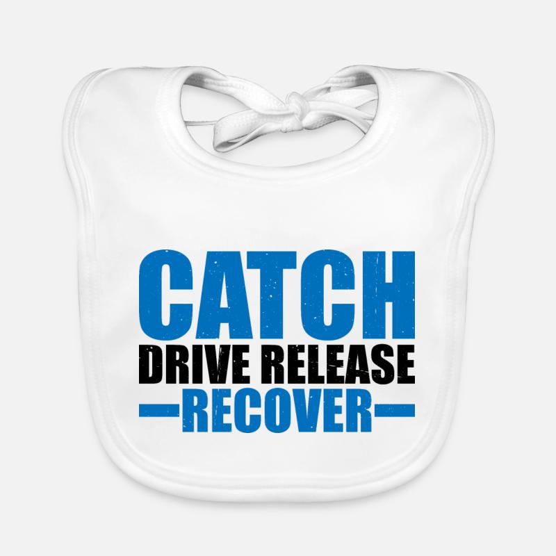 Catch Drive Release Recover 9 Organic Baby Bibs