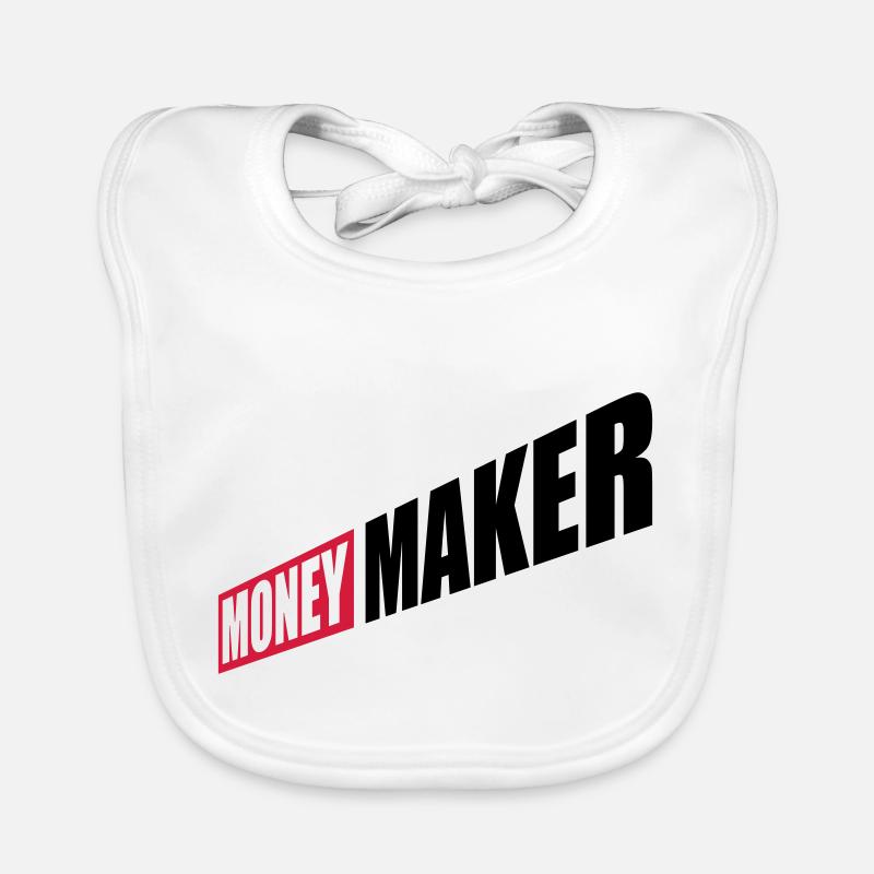 Unternehmer Money Maker Logo Baby Bio-Lätzchen