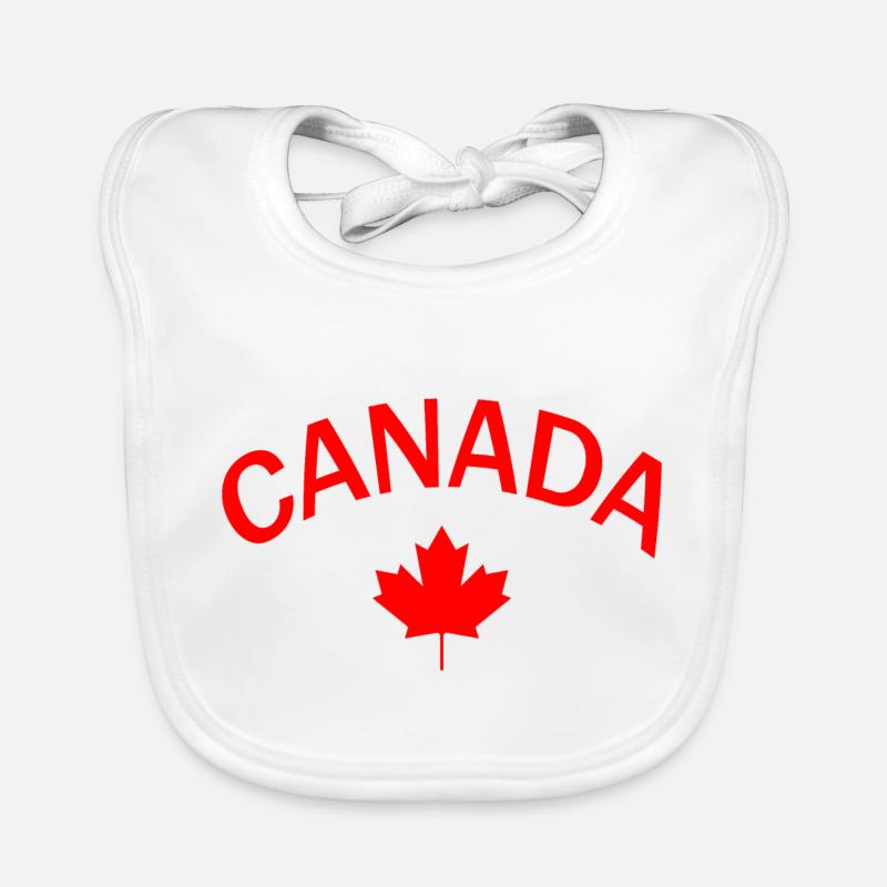 Canada Kanada Bavoir bio Bébé