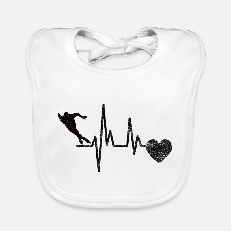 Eiskunstlaufen Schlittschuh Eiskunstlauf Eislauf Baby Bio-Lätzchen