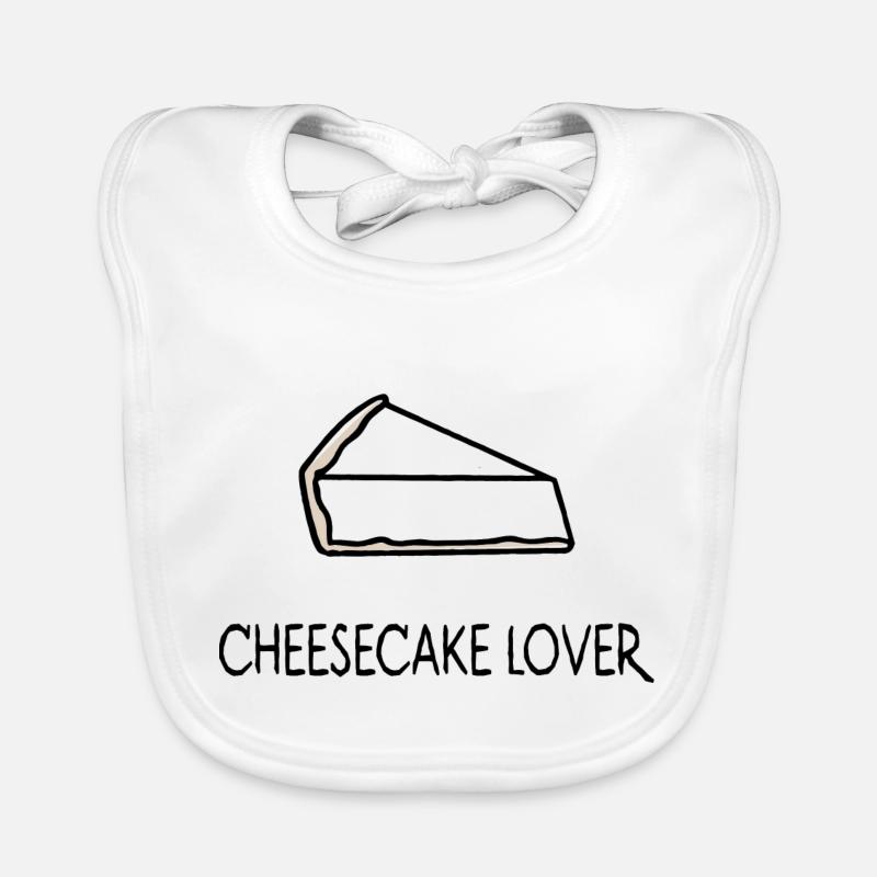 cheesecake cheesecake-lover cake Organic Baby Bibs