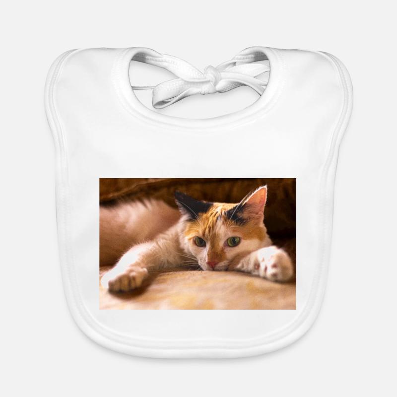 Die Katze Baby Bio-Lätzchen