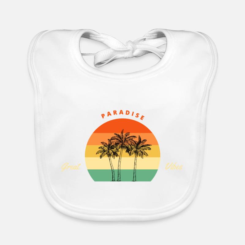 Surf Paradise Baby Bio-Lätzchen