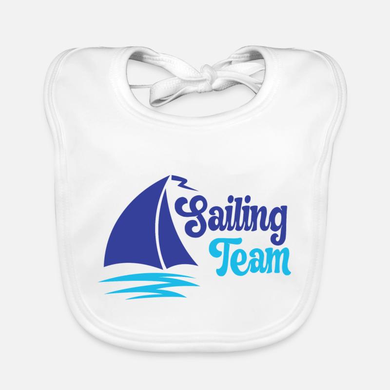 Équipe de voile Bavoir bio Bébé