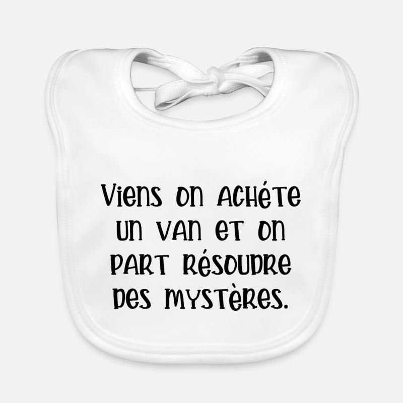 Viens on achète un van Bavoir bio Bébé